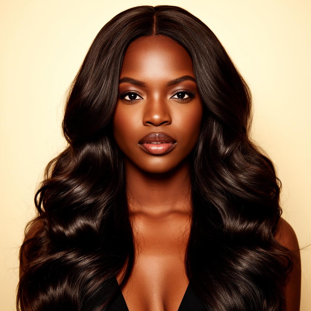 Dato Wigs founder portrait with voluminous waves